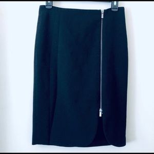 Ann Taylor Factory Stretch Zipper Pencil Skirt